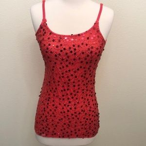 Rue 21 Red Sequin Top